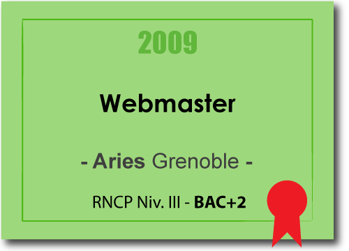 Diplôme Webmaster RNCP Niveau III (Bac+2)